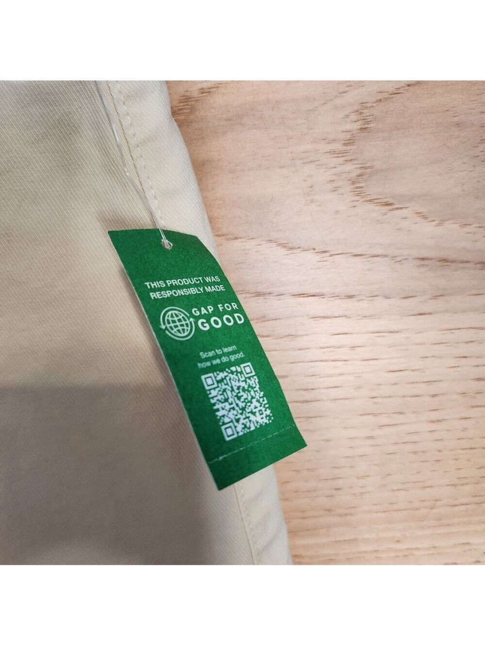 GAP HIGH RISE STRIDE ANKLE KHAKI TAN PANT SIZE 12 NWT - Picture 5 of 9